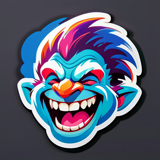 Troll cười sticker