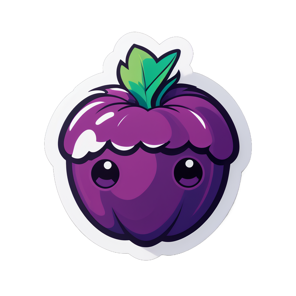 Playful Blackberry sticker