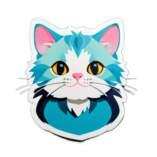 一只可爱的猫咪 sticker