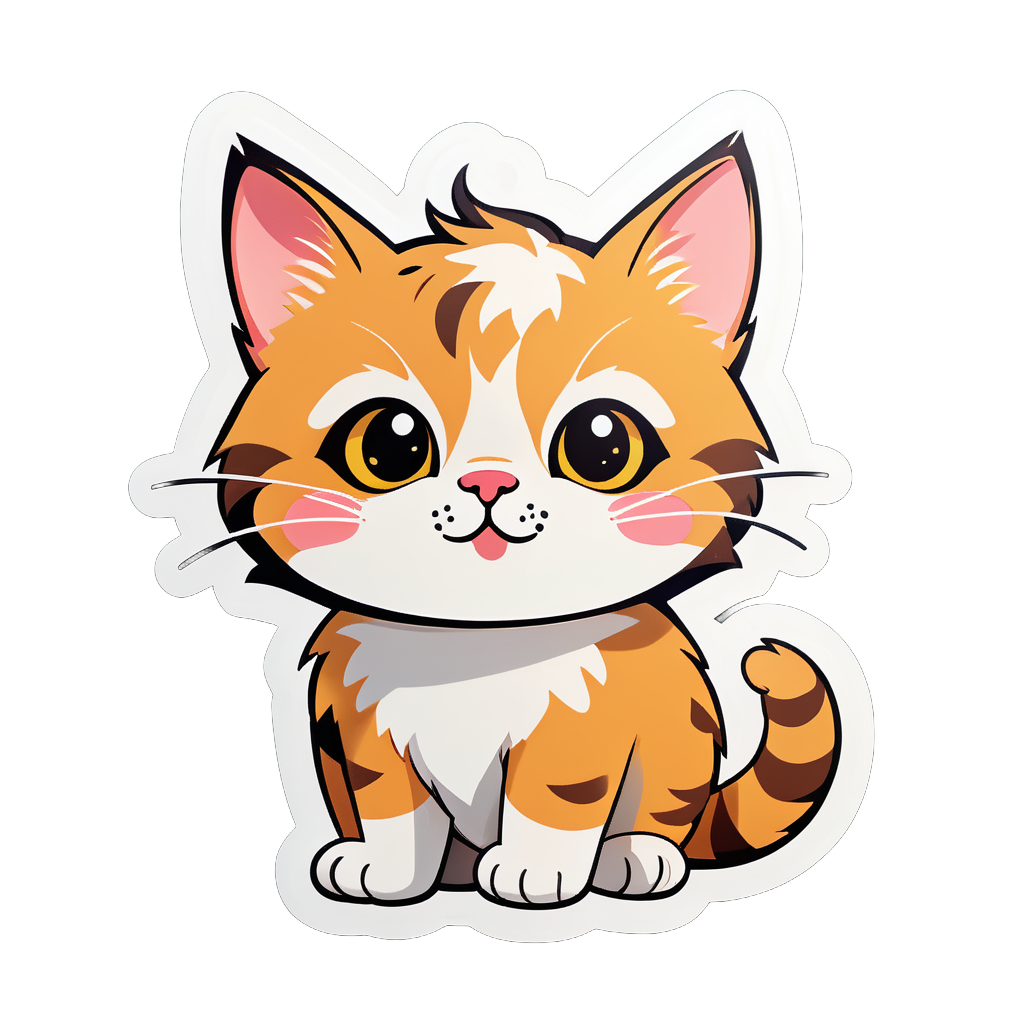 chat mignon sticker