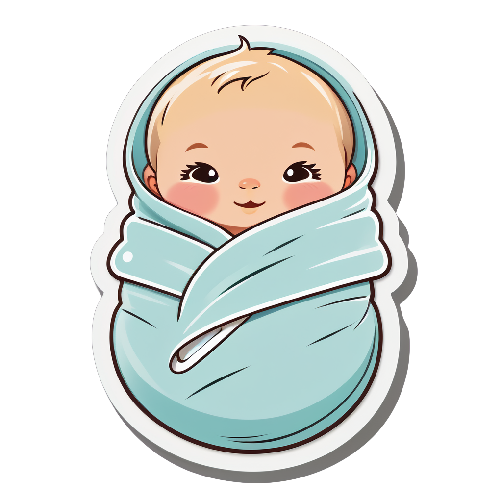 Cozy Swaddle Wrap sticker