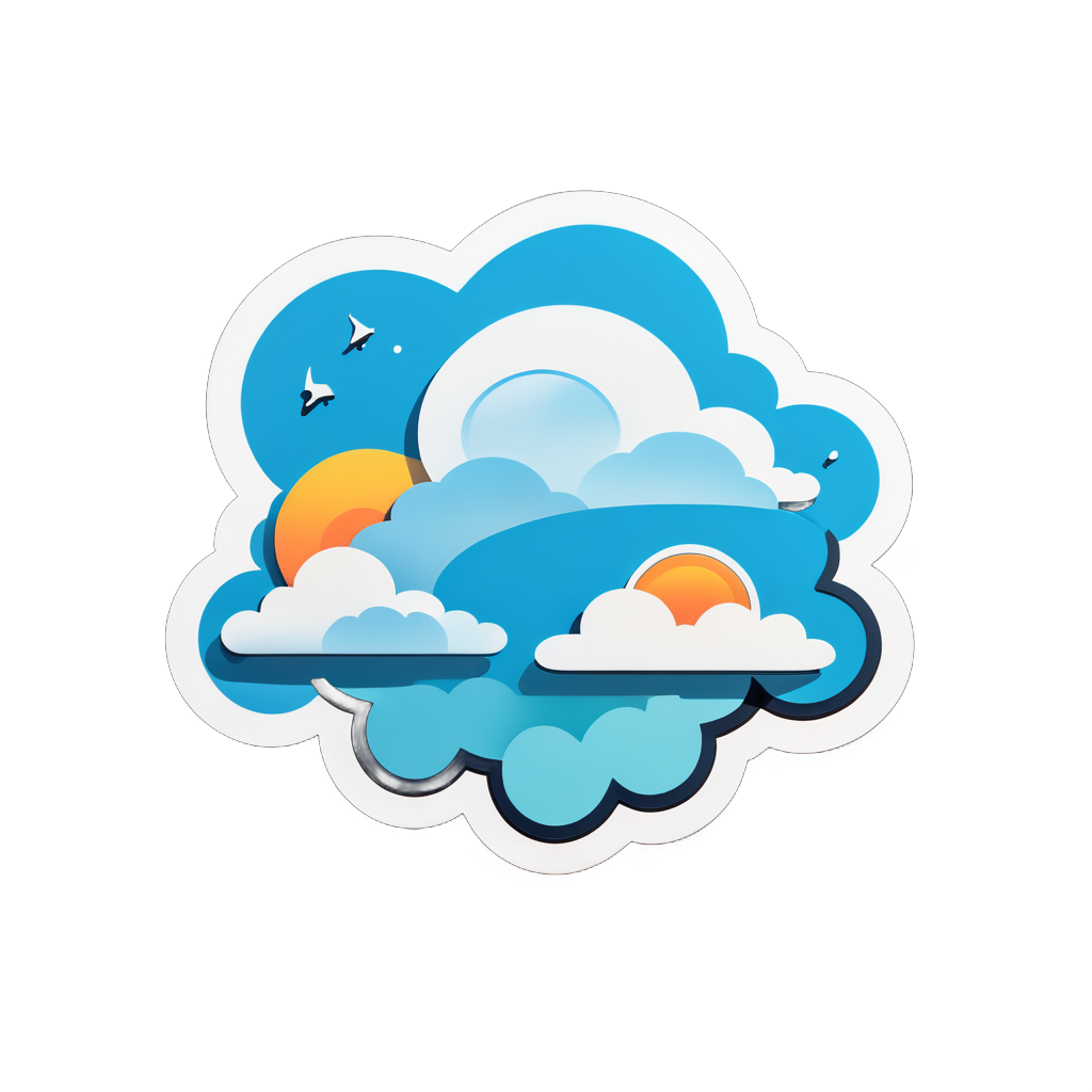 Drifting Cloud sticker