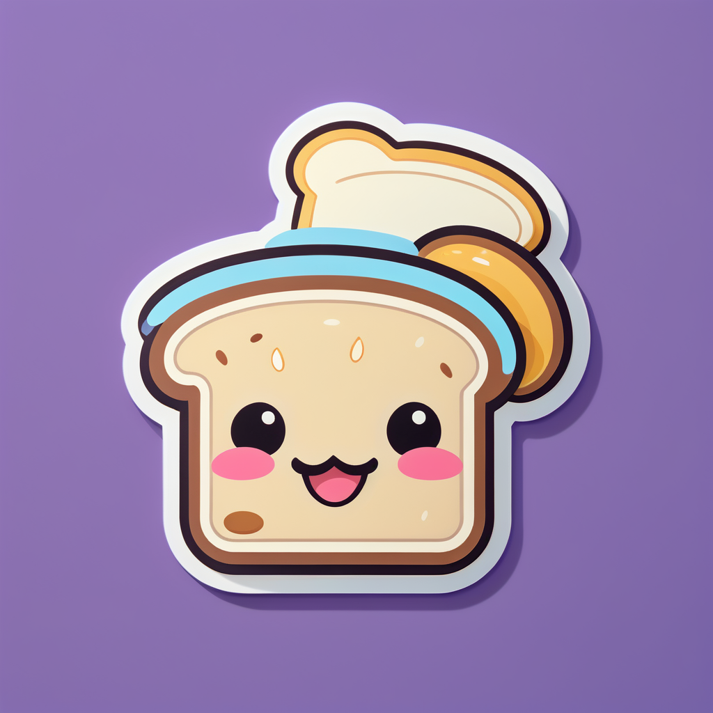 Leckeres Toast sticker