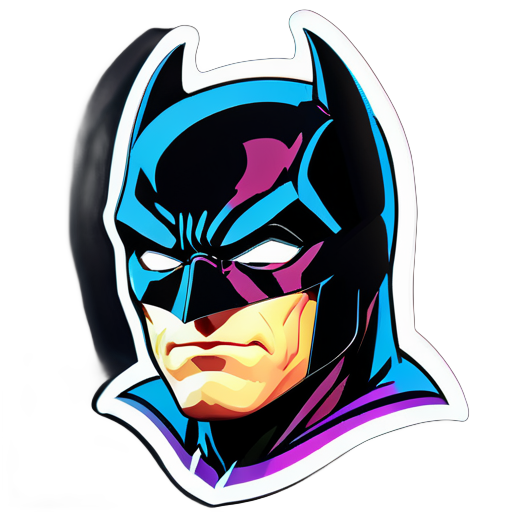 make a real batman sticker nft sticker