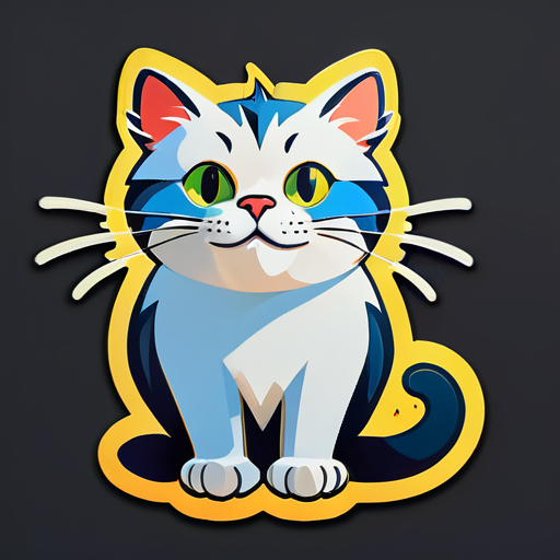 Novo cat sticker