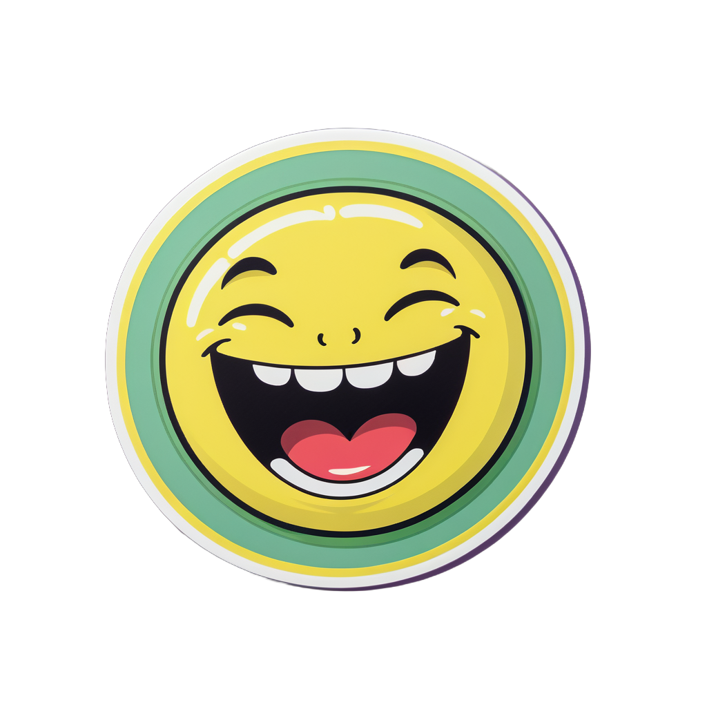 Laughing Lemon sticker