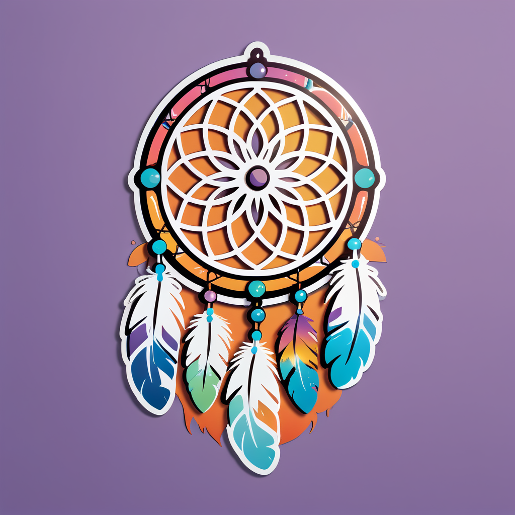 Lông của Dream Catcher sticker