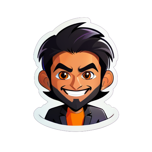 mache einen Aufkleber für mein Profilbild, mein Name ist Vikas Nagane Aufkleber sticker