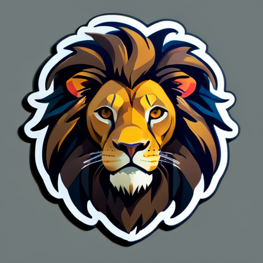 lion sticker