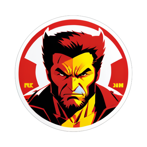 Wolverine marvel Comunista sticker