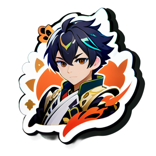 Genshin Impact Keqing sticker