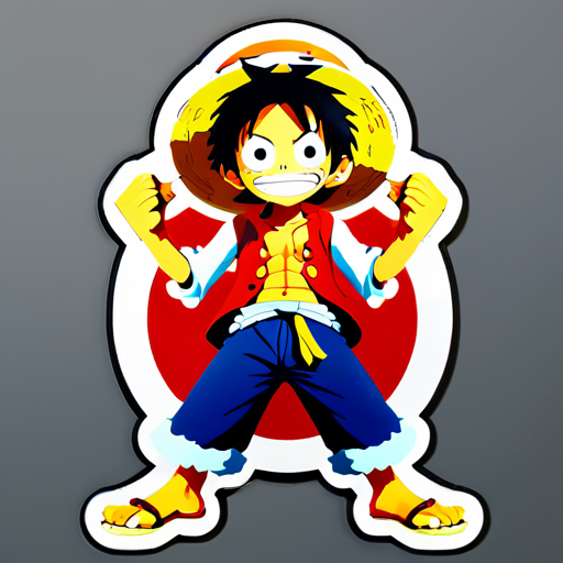 Hải Tặc Vương Luffy sticker