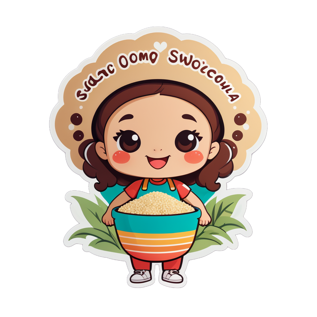 cute Quinoa sticker