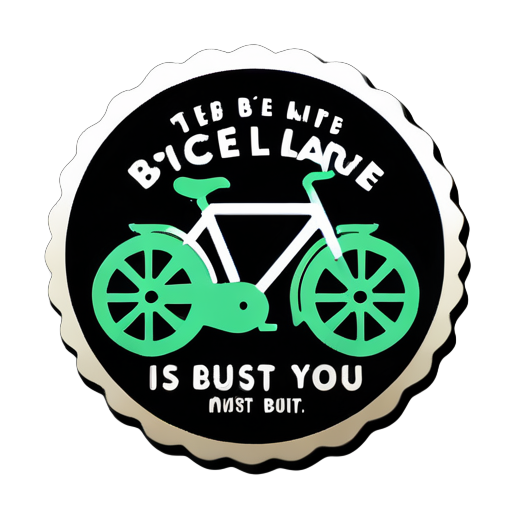 La vie c'est comme une bicyclette. Pour garder l'équilibre, il faut avancer. sticker