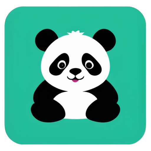 Panda sticker