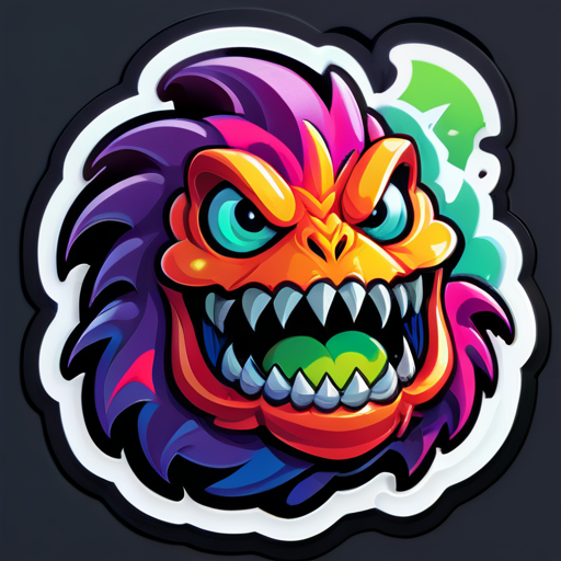 Kreative, Krypto-Monster sticker