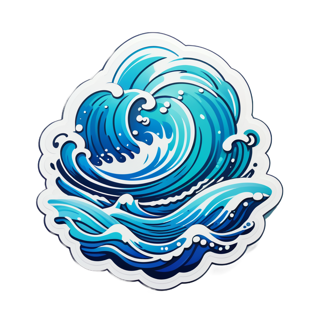 Rippling Water sticker