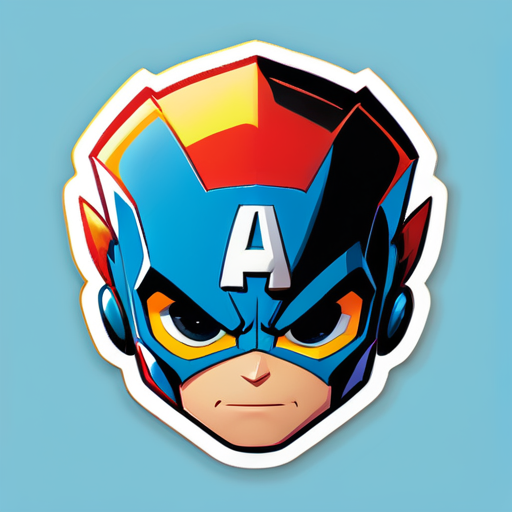 marvel character sticker