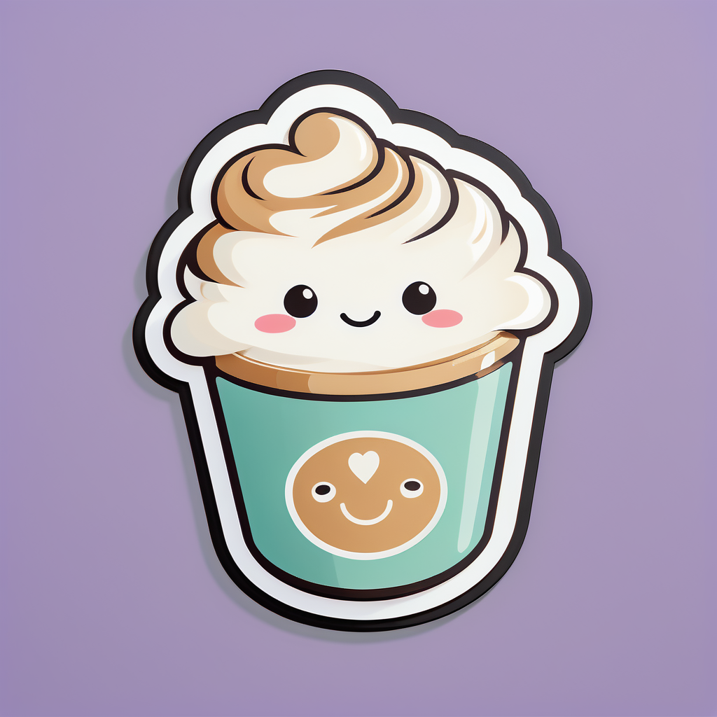 Latte mignon sticker