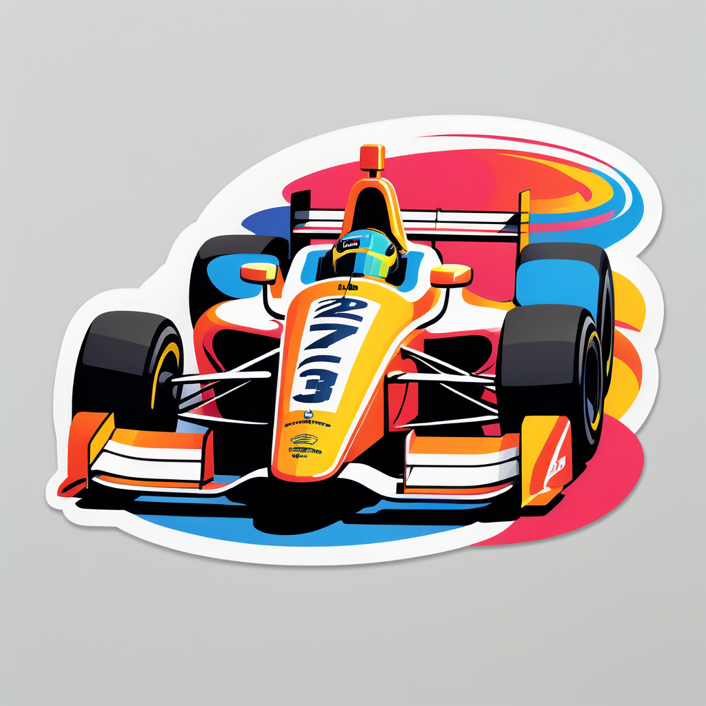 Indy Car sticker