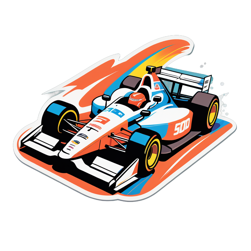 Indy Car sticker