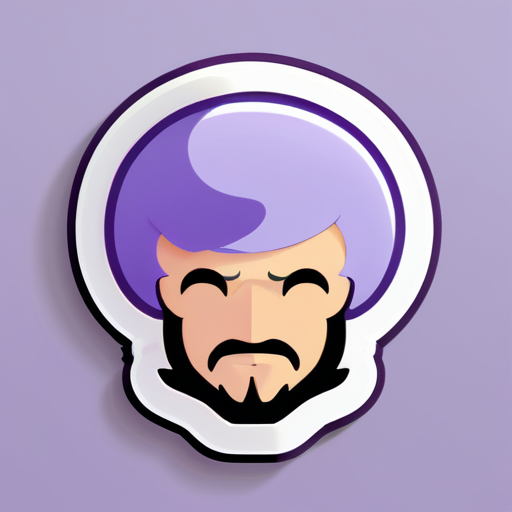 crear BLOG en la fuente 'Bradley Hand ITC' y el color debe ser 'Lavanda' sticker