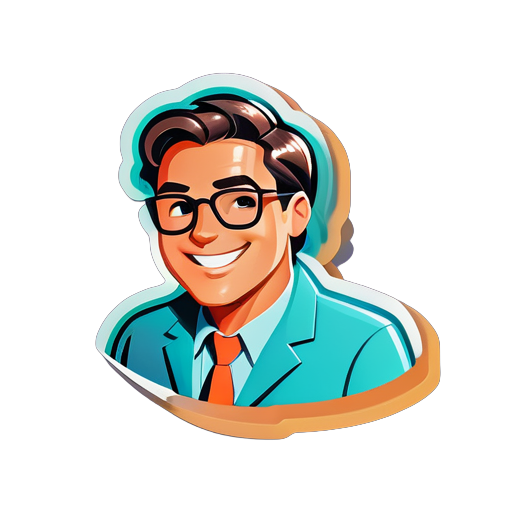 sales man sticker