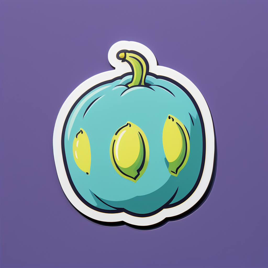 Quirky Quince Quandary sticker