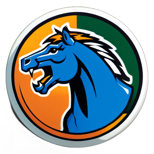 Kinard Mustangs sticker