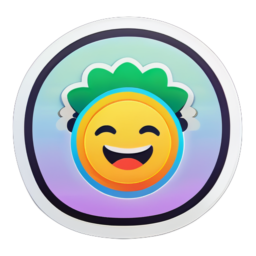 Machen Sie ein Emoji, das Dankbarkeit im gesamten Web ausdrückt sticker