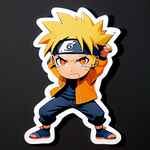 naruto dançando sticker