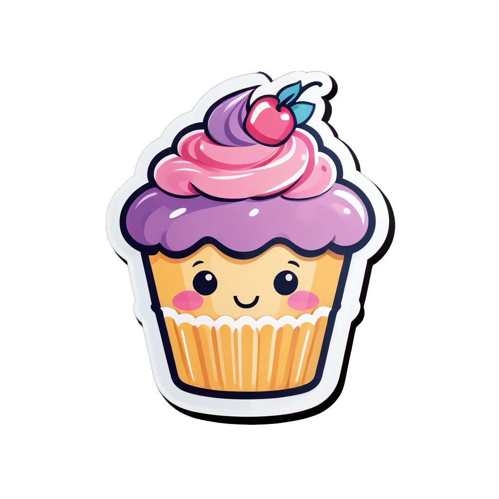 cute Cupcake sticker