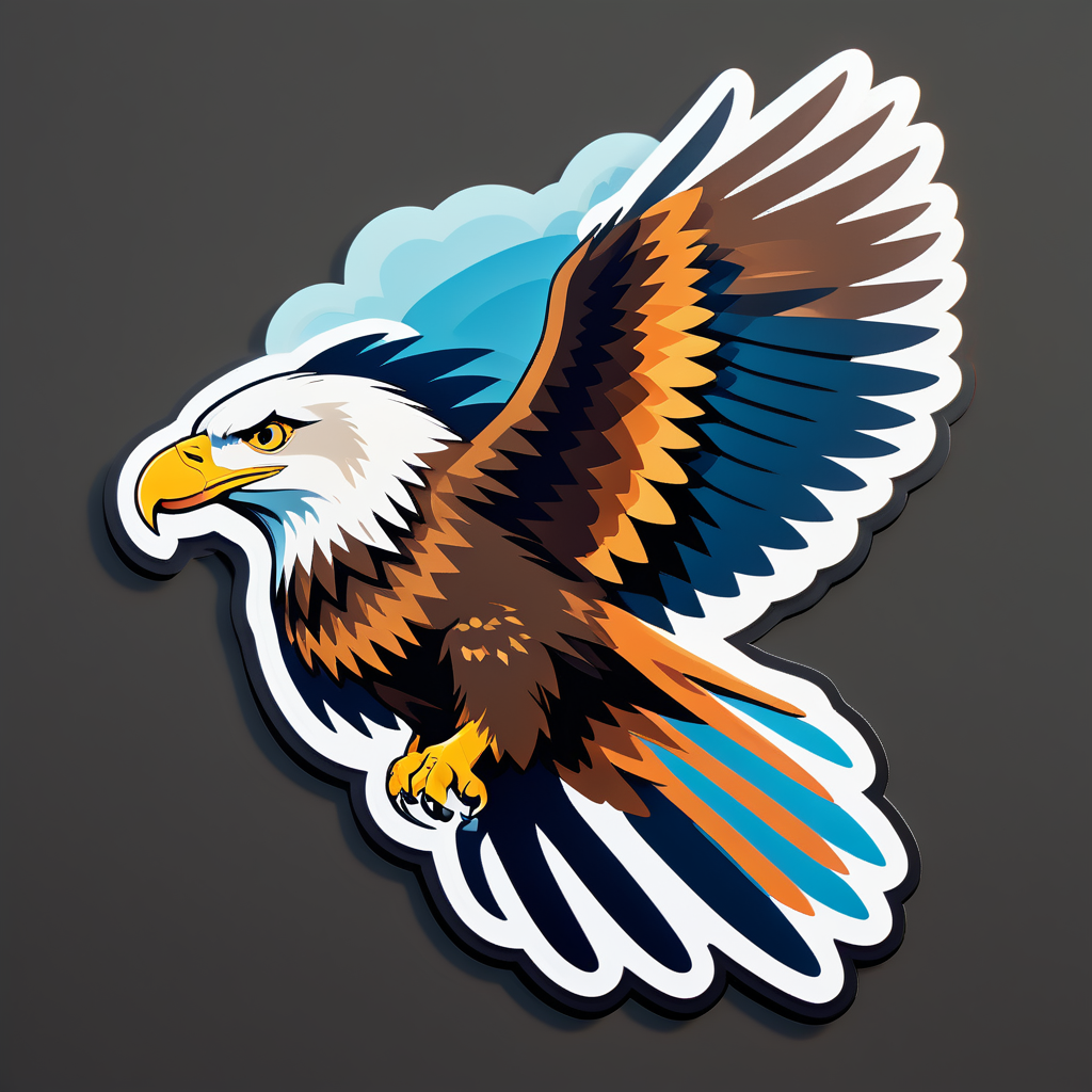 Soaring Eagle sticker