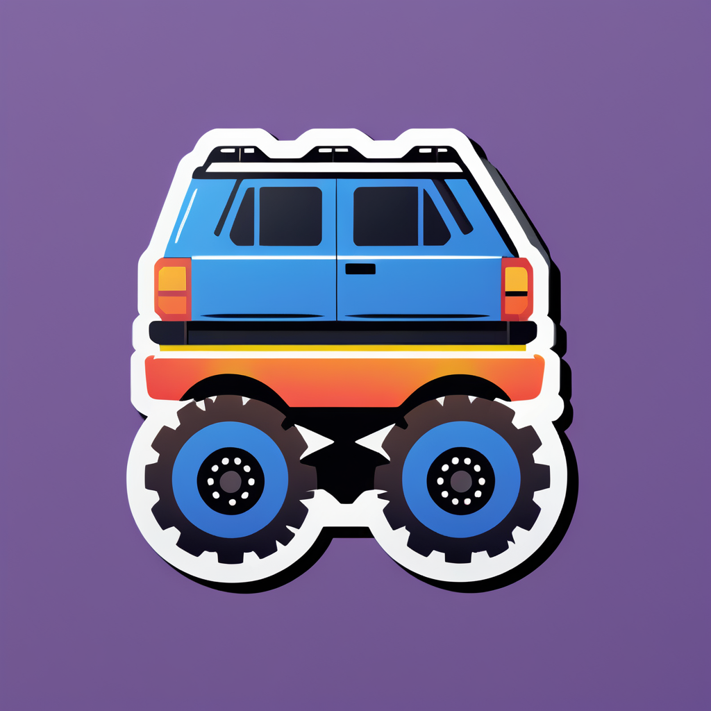 4x4 Off-Road 아이콘 sticker