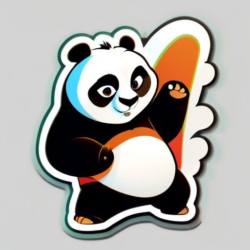 Film Kung Fu Panda sticker