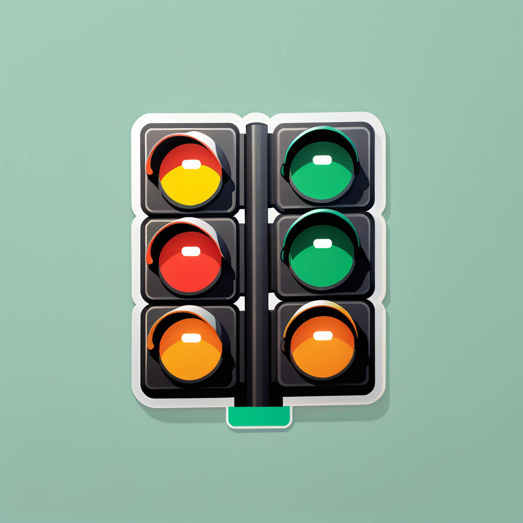 Traffic Lights sticker