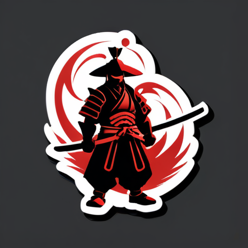 samurai sticker