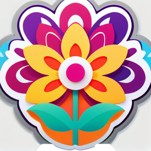 flower sticker