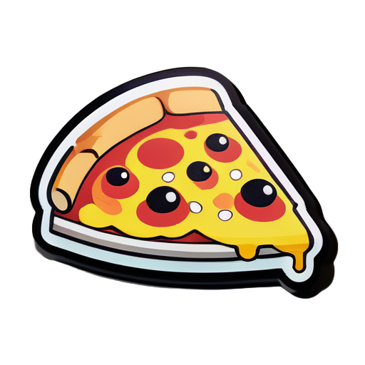 mignonne pizza sticker