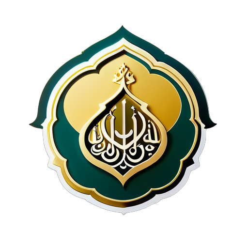 Ó Allah, abençoe Muhammad e a família de Muhammad. Centro e Hussainiya de Zahraa A. sticker