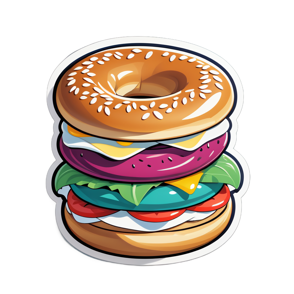 Bagel Delicioso sticker