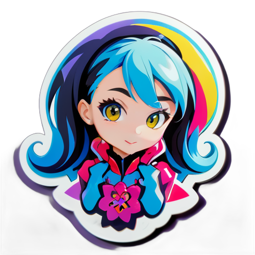 Kira con sticker