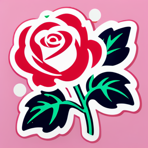 rose sticker