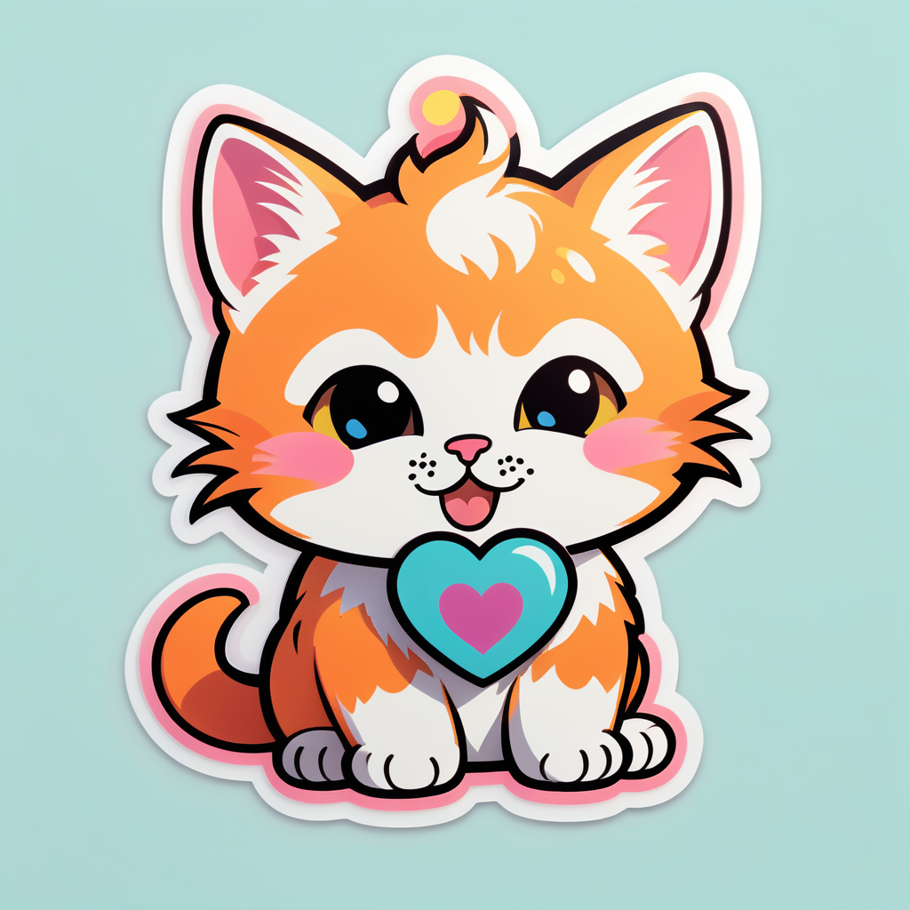 Smitten Kitten Meme sticker