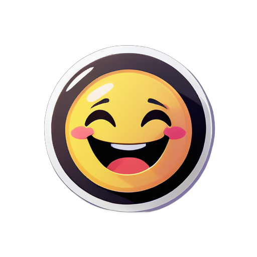 Sticker de un emoji sonriente sticker