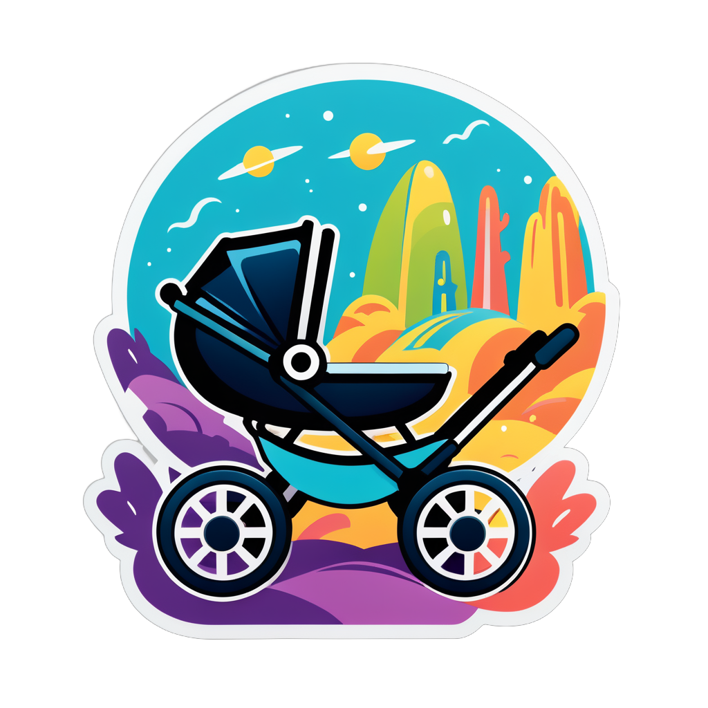 Stroller Adventure sticker