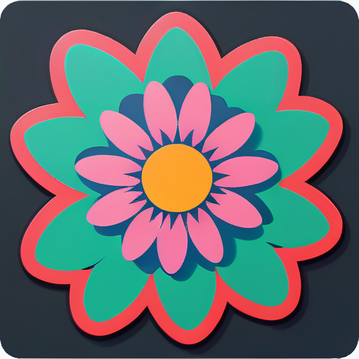 Blume sticker