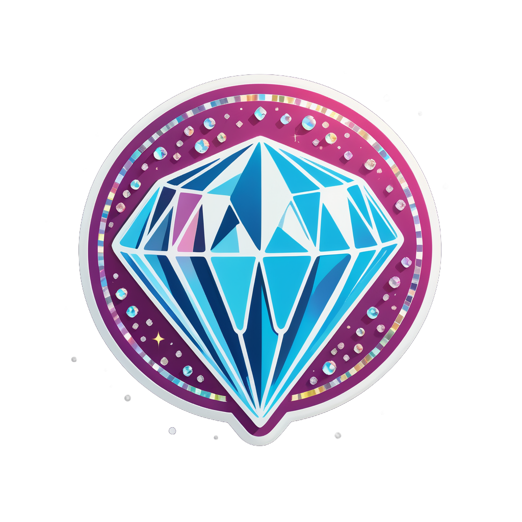 Sparkling Diamond sticker