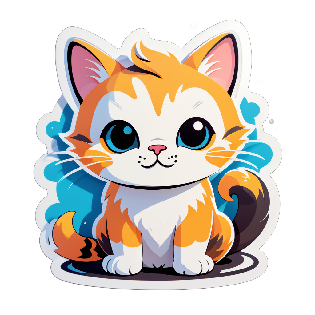 chat mignon sticker