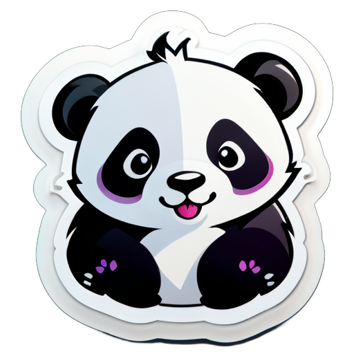 Panda sticker